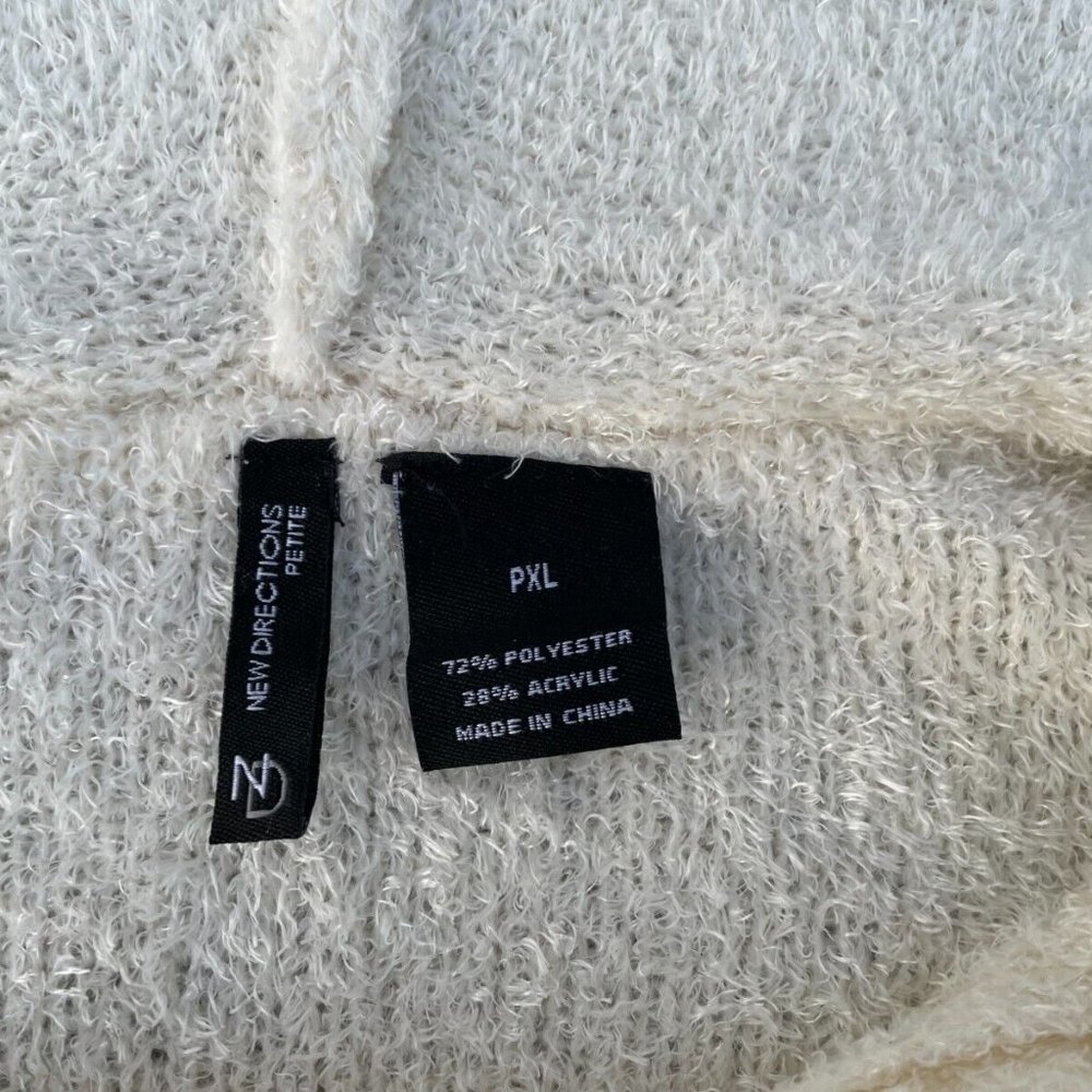 ND New Direction Women Sweater Hoodie Lon Sleeve Top Size PXL - Picture 5 of 6